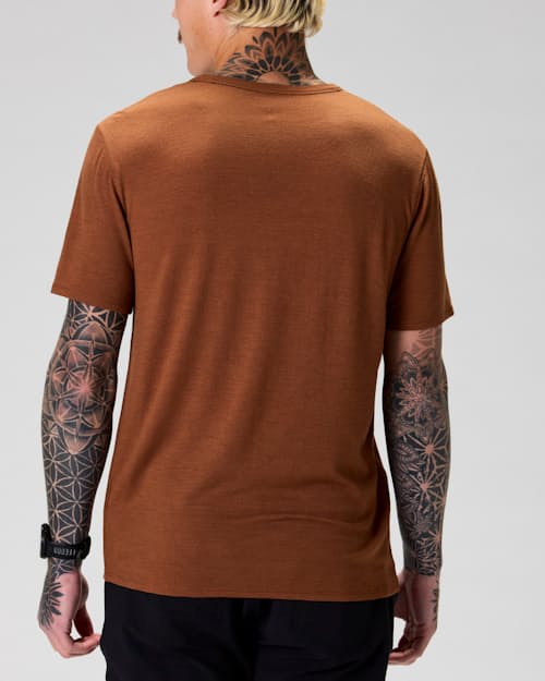 on model image of 72-Hour Merino Air T-Shirt