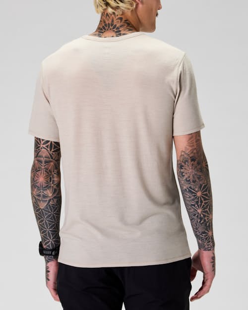 on model image of 72-Hour Merino Air T-Shirt
