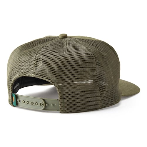 laydown image of Adventures Near and Far Waxed Canvas Trucker Hat