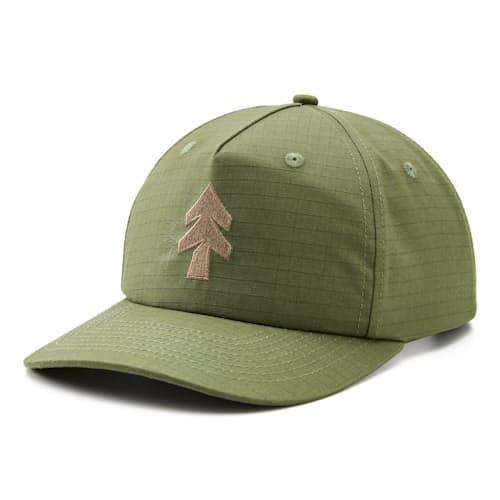 laydown image of Cotton Ripstop Logo Snapback Hat