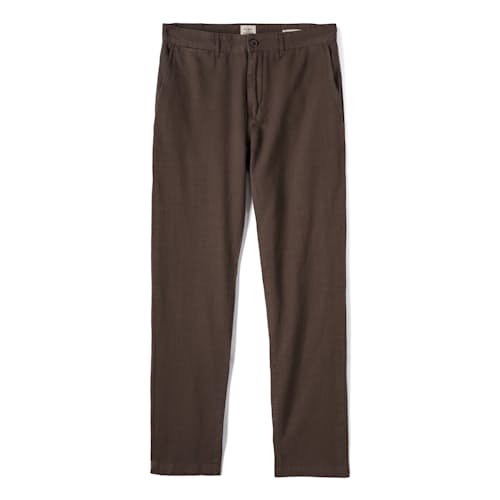 laydown image of Cotton Linen Chino - HB Athletic Tapered