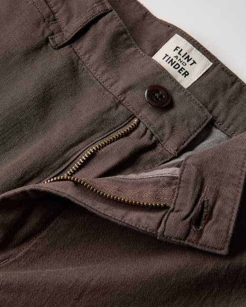laydown detail image of Cotton Linen Chino - HB Athletic Tapered