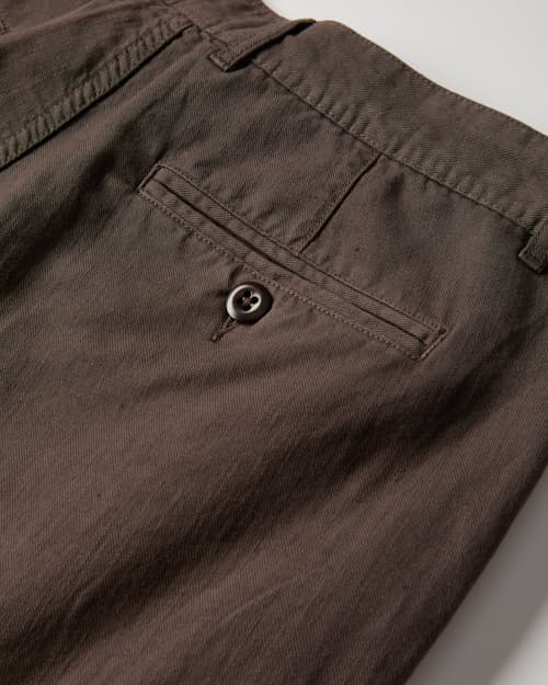 laydown detail image of Cotton Linen Chino - HB Athletic Tapered