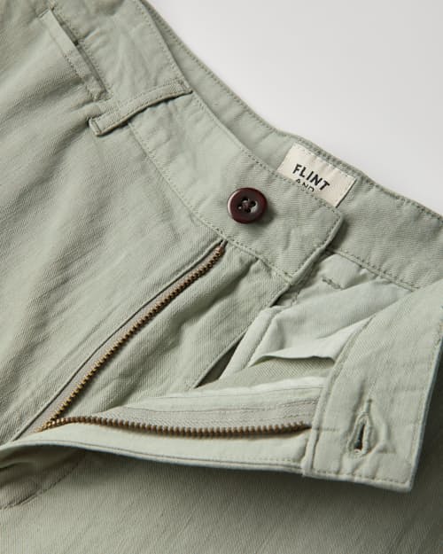 laydown detail image of Cotton Linen Chino - HB Athletic Tapered