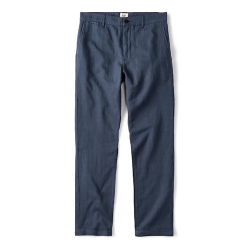 laydown image of Cotton Linen Chino - HB Athletic Tapered