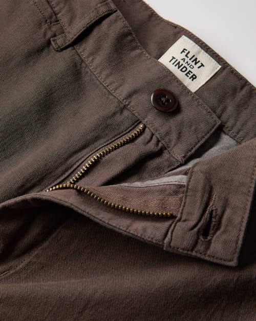 laydown detail image of Cotton Linen Chino - HB Straight