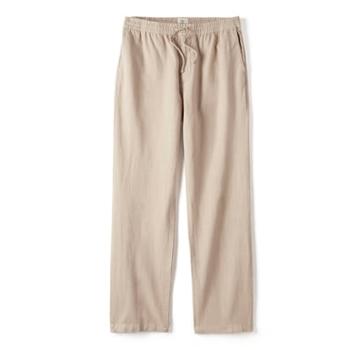 laydown image of Cotton Linen Drawstring Pant