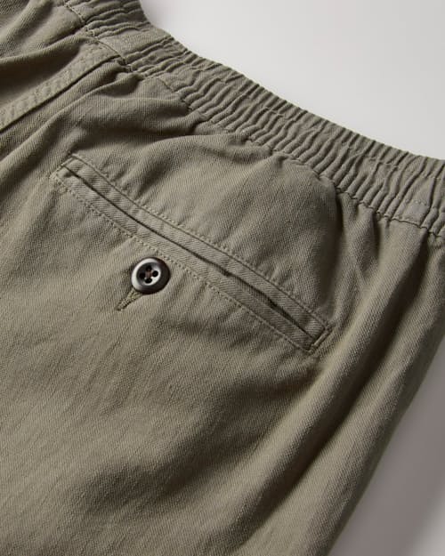 laydown detail image of Cotton Linen Drawstring Pant