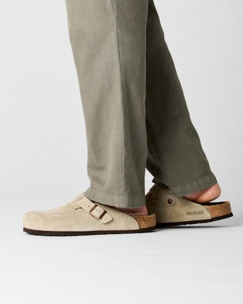 on model image of Cotton Linen Drawstring Pant