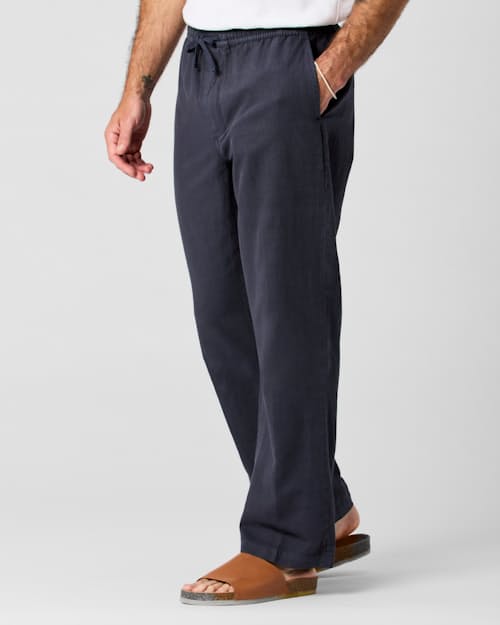 lifestyle image of Cotton Linen Drawstring Pant