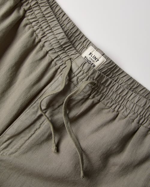 laydown detail image of Cotton Linen Drawstring Short - 7"