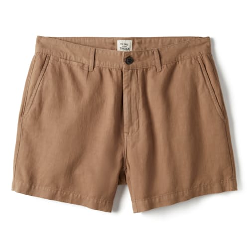 laydown image of Cotton Linen Short - 5"