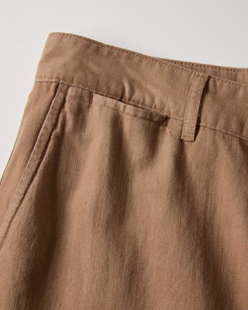 laydown detail image of Cotton Linen Short - 5"