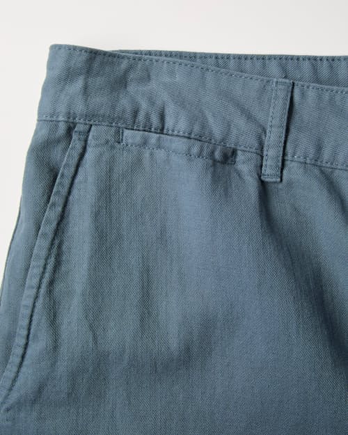 laydown detail image of Cotton Linen Short - 7"