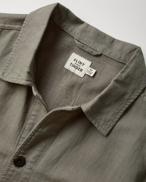 laydown detail image of Linen Chore Coat