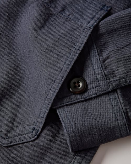 laydown detail image of Linen Chore Coat
