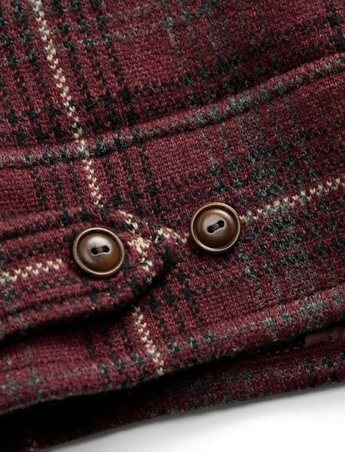 laydown detail image of Women's Wool Barry Jacket