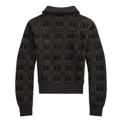 laydown image of Women's Wool Blend Cardigan Sweater