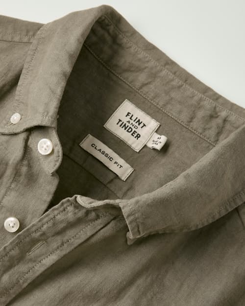 laydown detail image of Classic Linen Shirt