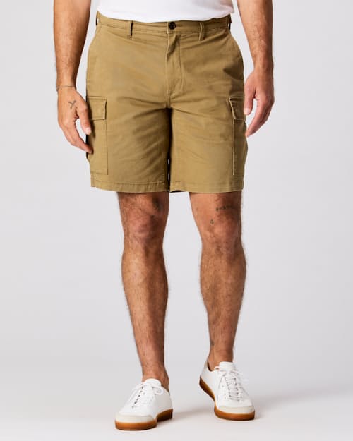 on model image of 365 Cargo Short - 9"