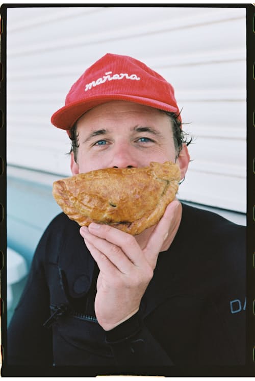 lifestyle image of Corduroy Logo Snapback hat