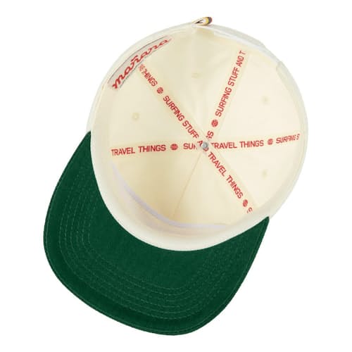 laydown image of Two Tone For Land and Sea Snapback Hat