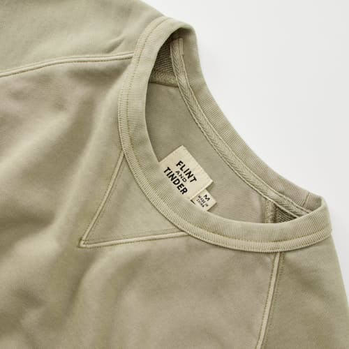 laydown detail image of Midweight Terry Crewneck Sweatshirt