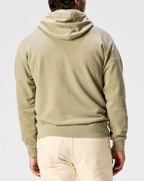on model image of Midweight Terry Pullover Hoodie