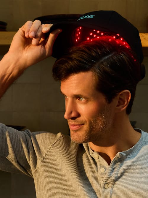 lifestyle image of Red Light Hat