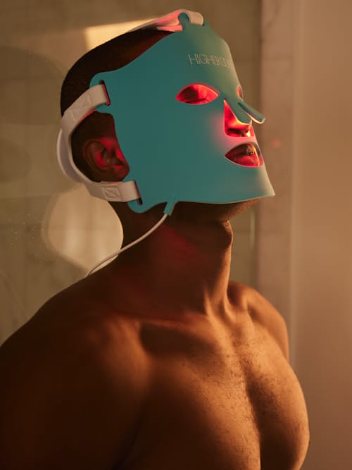 lifestyle image of Red Light Face Mask
