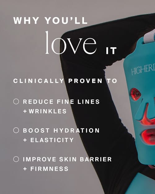 lifestyle image of Red Light Face Mask