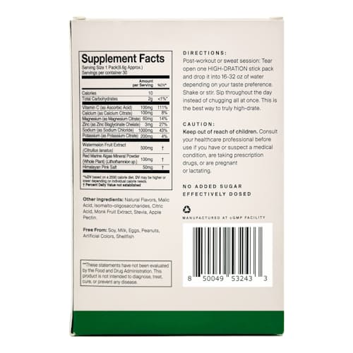 laydown image of High-Dration Powder