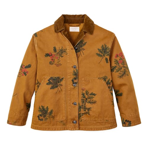 laydown image of Women's Canvas Barn Coat