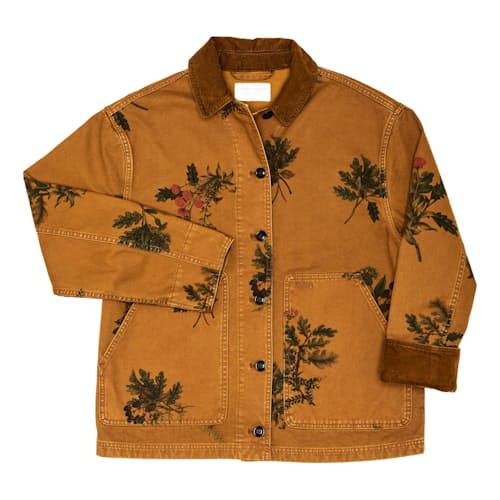 laydown image of Women's Canvas Barn Coat