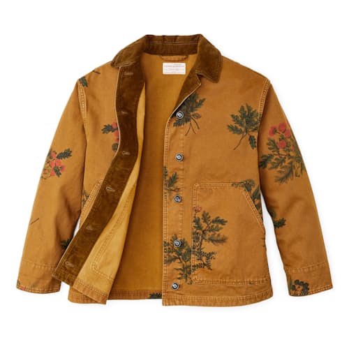 laydown image of Women's Canvas Barn Coat