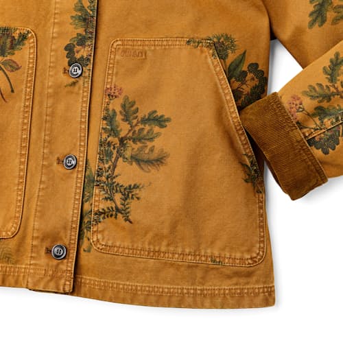 laydown detail image of Women's Canvas Barn Coat