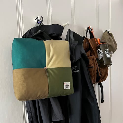 lifestyle image of Wanderer 'Quad' Outdoor Cushion - Terrain
