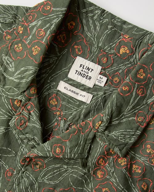 laydown detail image of Leisure Short Sleeve Shirt