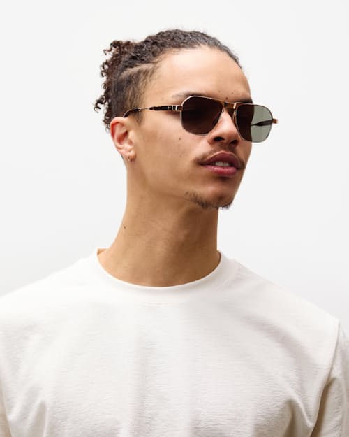 on model image of Fraser M-Series Sunglasses