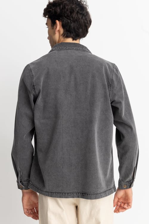 on model image of Heritage Denim Shirt