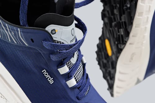 lifestyle image of 001 G+ Waterproof Trail Running Sneaker