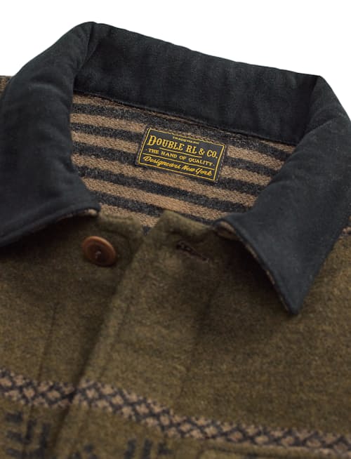 laydown detail image of Jacquard Double Face Martin Jacket