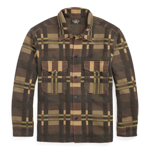 laydown image of Jacquard Sportsman Overshirt