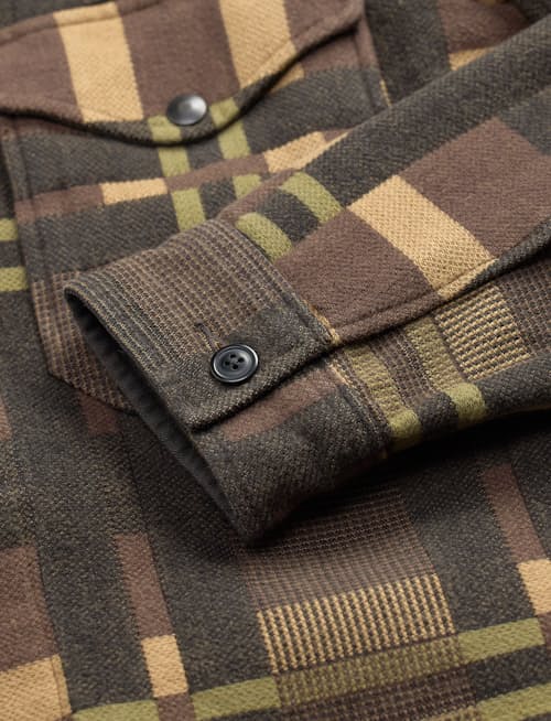 laydown detail image of Jacquard Sportsman Overshirt
