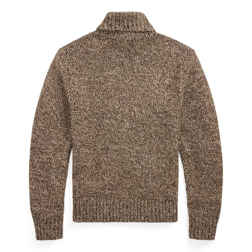 laydown image of Cableknit Turtleneck Sweater