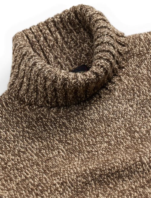 laydown detail image of Cableknit Turtleneck Sweater