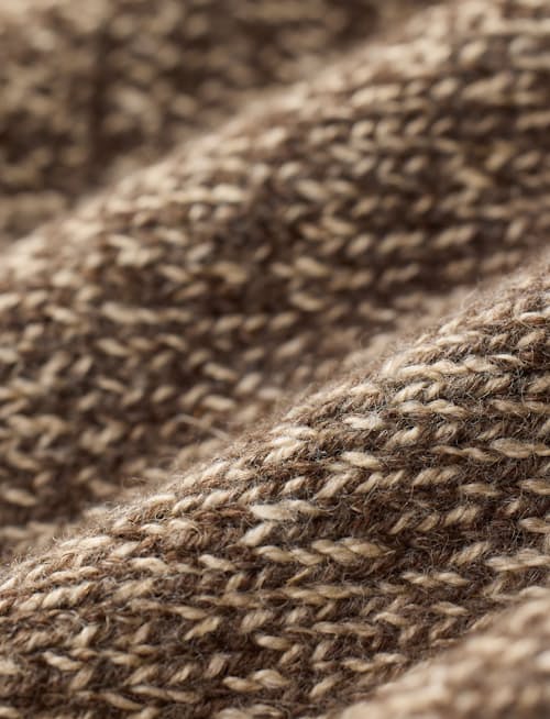 laydown detail image of Cableknit Turtleneck Sweater