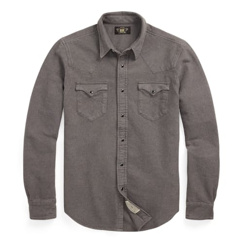 laydown image of Chamois Western Shirt