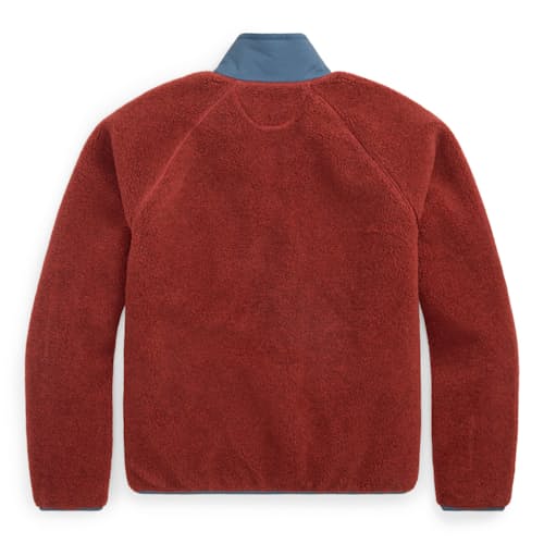 laydown image of High Pile Full Zip Fleece