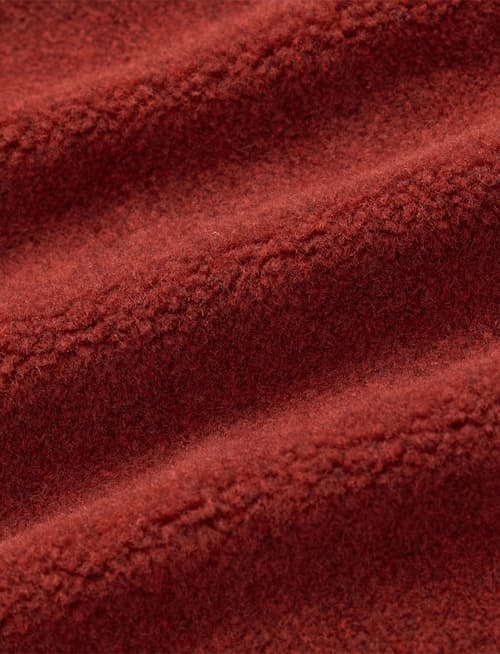 laydown detail image of High Pile Full Zip Fleece